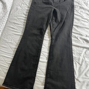 American Eagle Outfitters Black Flare Wide Leg Jeans